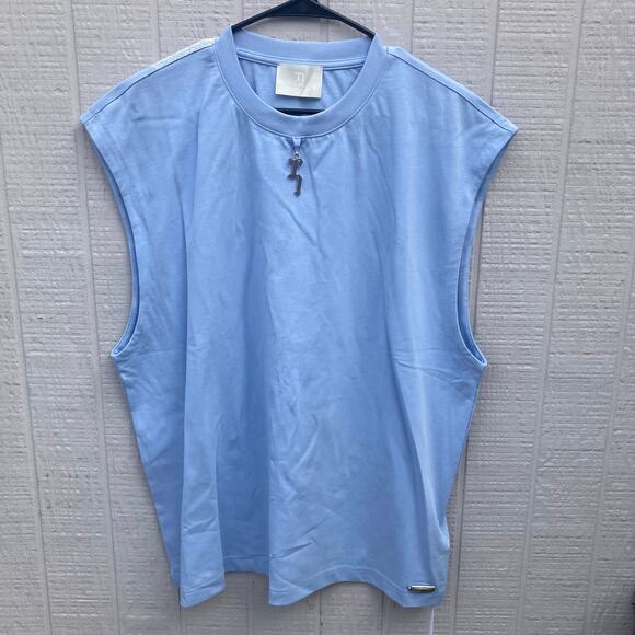T1 Make Dream Guy Mens Size M Blue Sleeveless Crewneck Shirt The One Deadstock - Picture 1 of 6